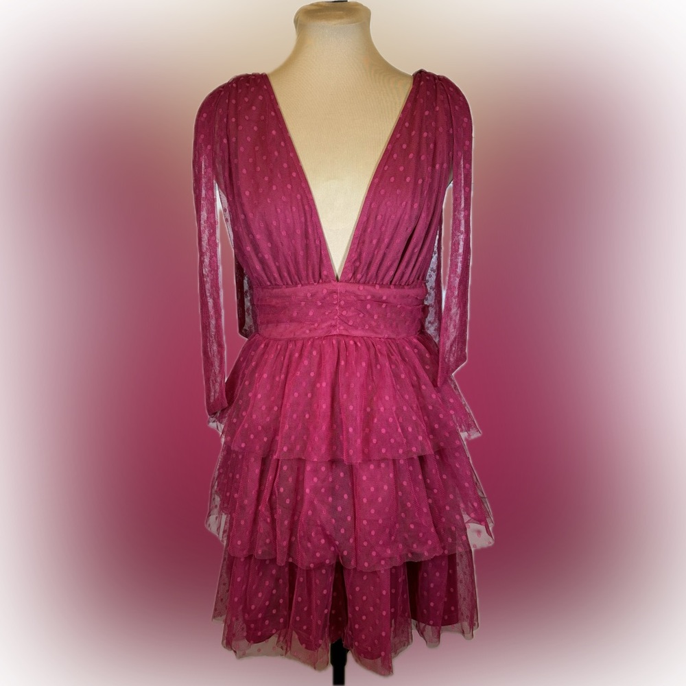 🔥Host Pick🔥Flying Tomato Tulle Tiered Mini Dress